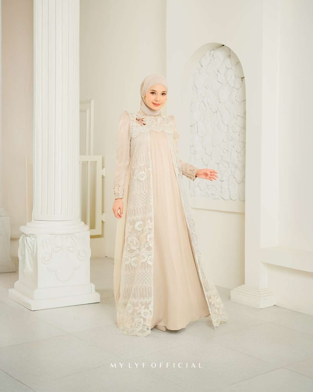FEED 00 COVER - CANARY DRESS - SENJA SERIES - LACE FIORE TEMPLATE