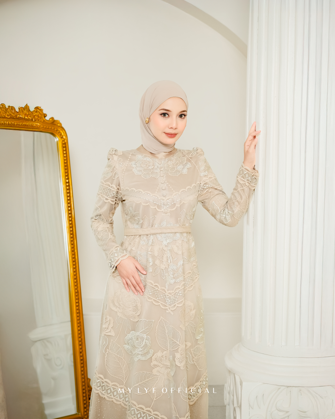 FEED 00 - COVER - SALLY DRESS - SENJA SERIES - LACE PEONY