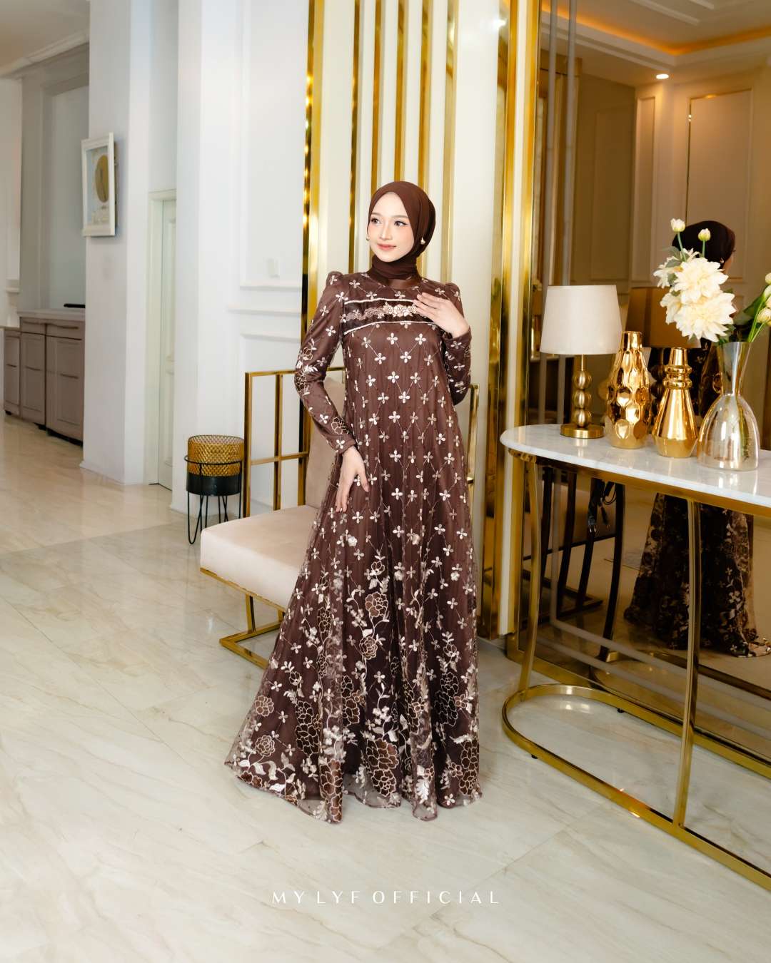 FEED 00 - COVER - CAROLINE SERIES - JINGGA DRESS - LACE MILEN