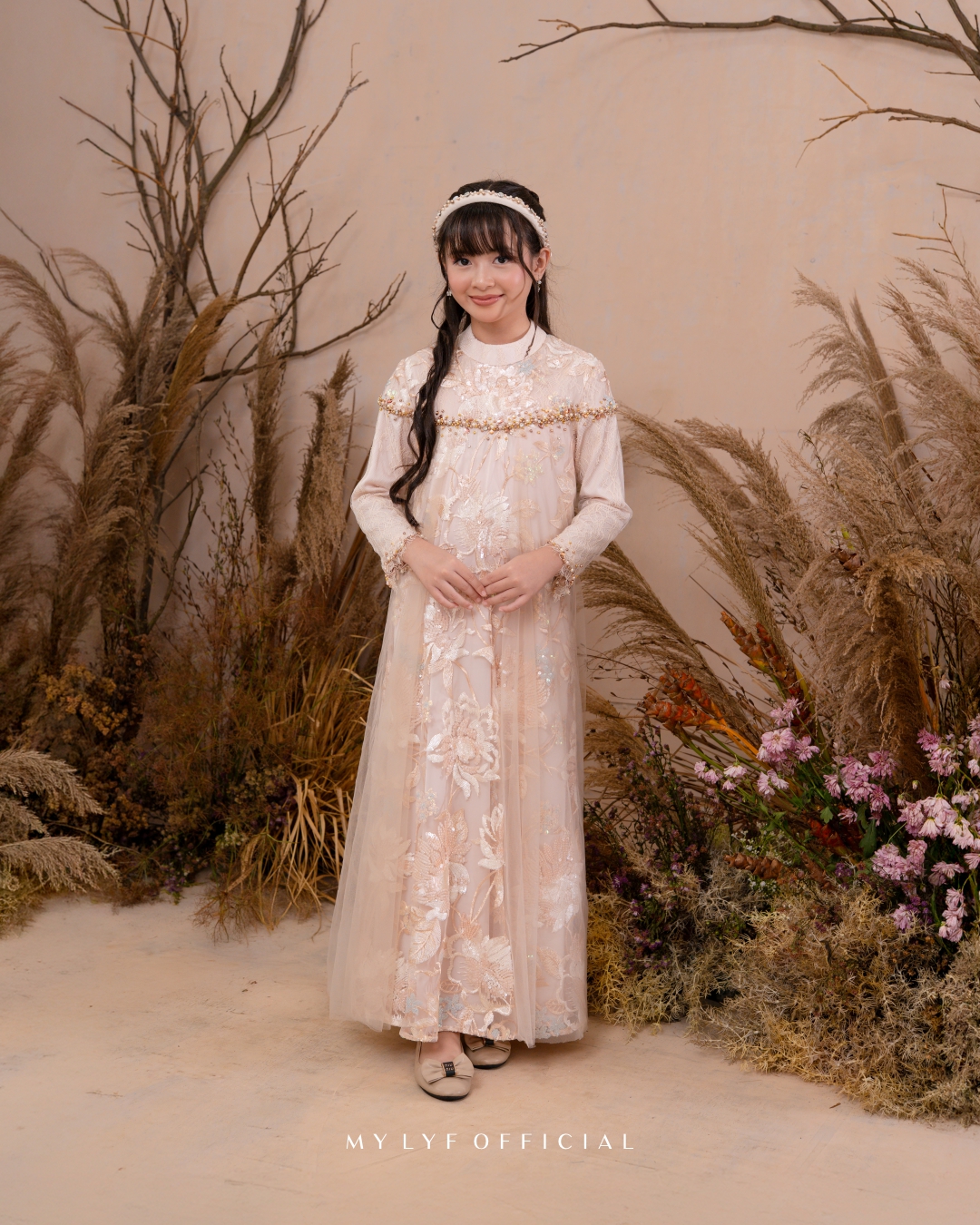 FEED 00 - COVER - KAMALAV DRESS KIDS - CALEENA SERIES - LACE HARUMI