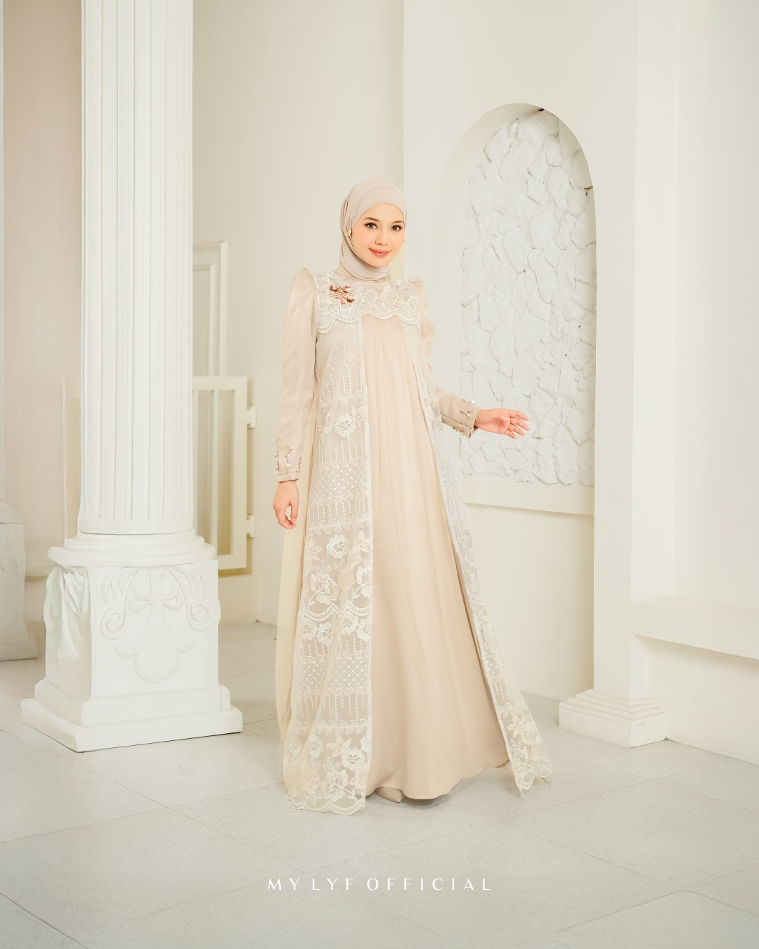 FEED 00 COVER - CANARY DRESS - SENJA SERIES - LACE FIORE TEMPLATE